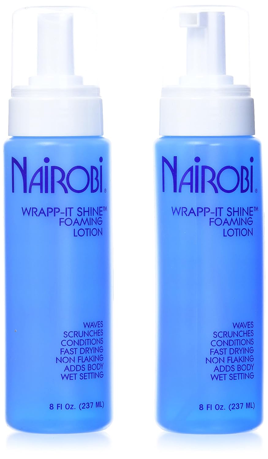 Nairobi Wrapp It Shine Foaming Lotion 8oz (2 PACK)