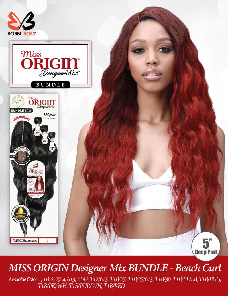 Miss Origin Natural Beach Curl MOBNBE