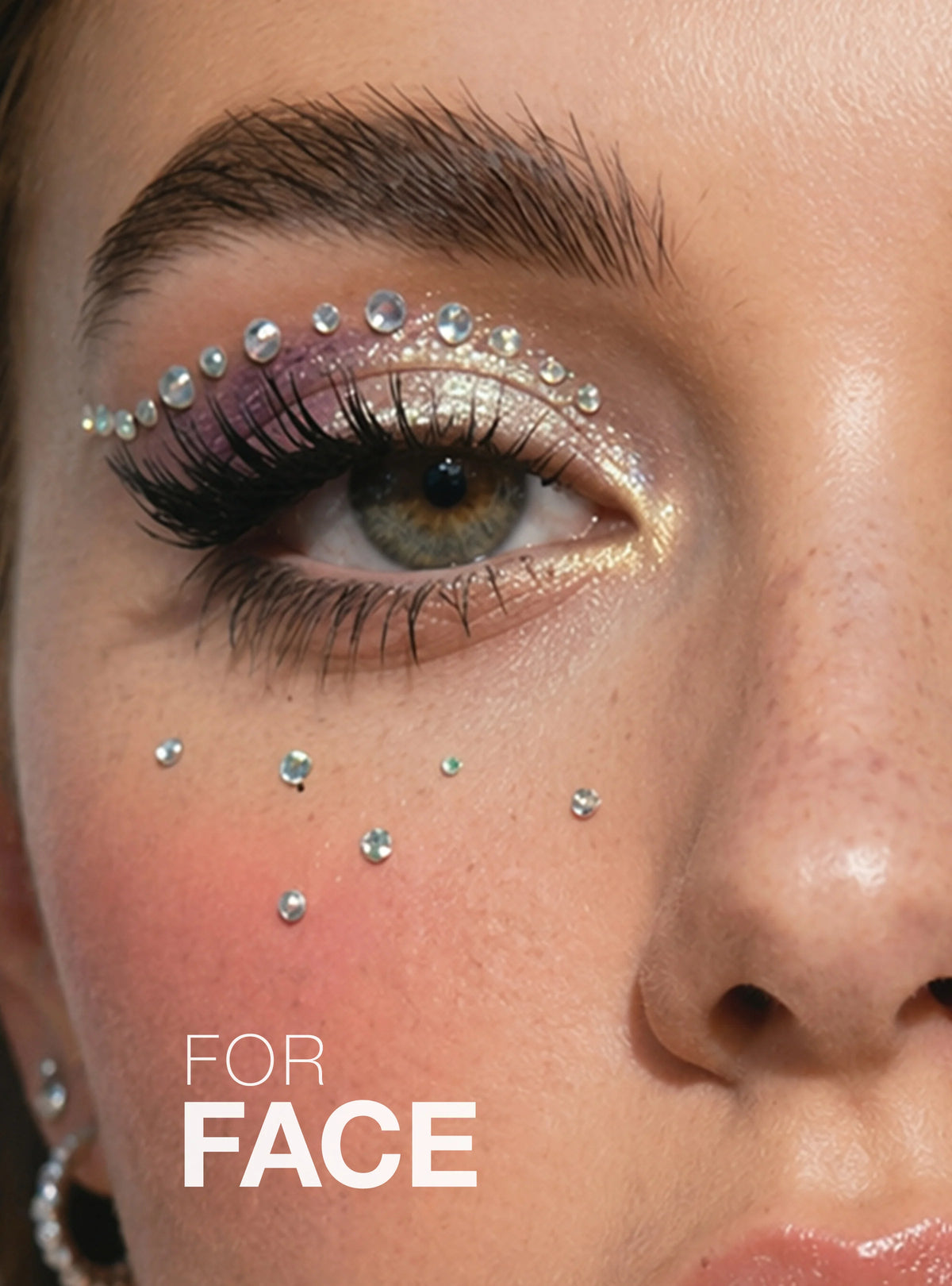 Absolute Stick & Go! 3d Stick-On Gem Set for Face & Nails