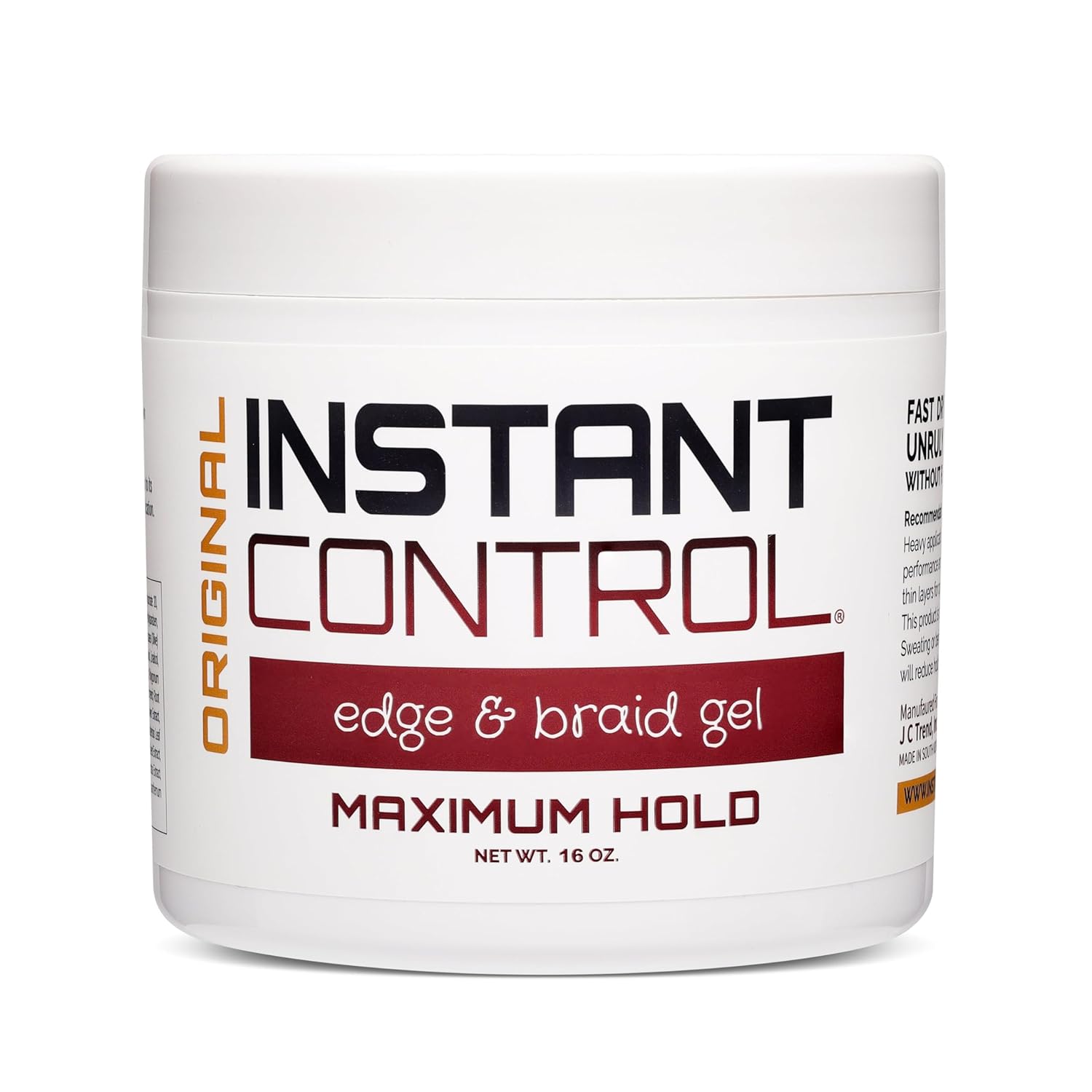 Instant Control Edge & Braid Gel 16 oz