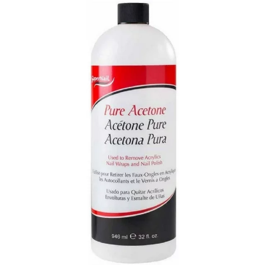 SuperNail 100% Pure Acetone 32 oz