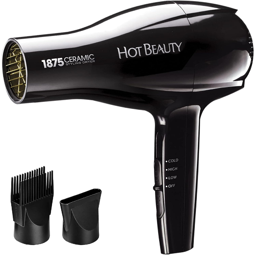 Hot Beauty Professional 1875 Ceramic Styling Dryer HBD01N