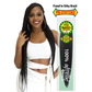 RastAfri Freed'm Silky 48" Pre-Stretched Braiding Hair Extensions