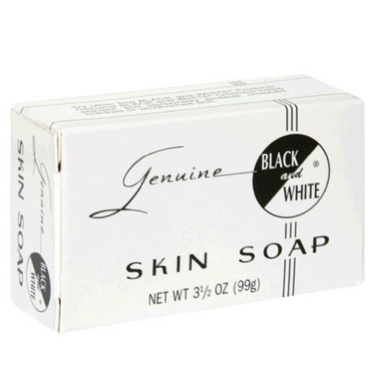 Black and White Genuine Skin Soap 3.5 oz