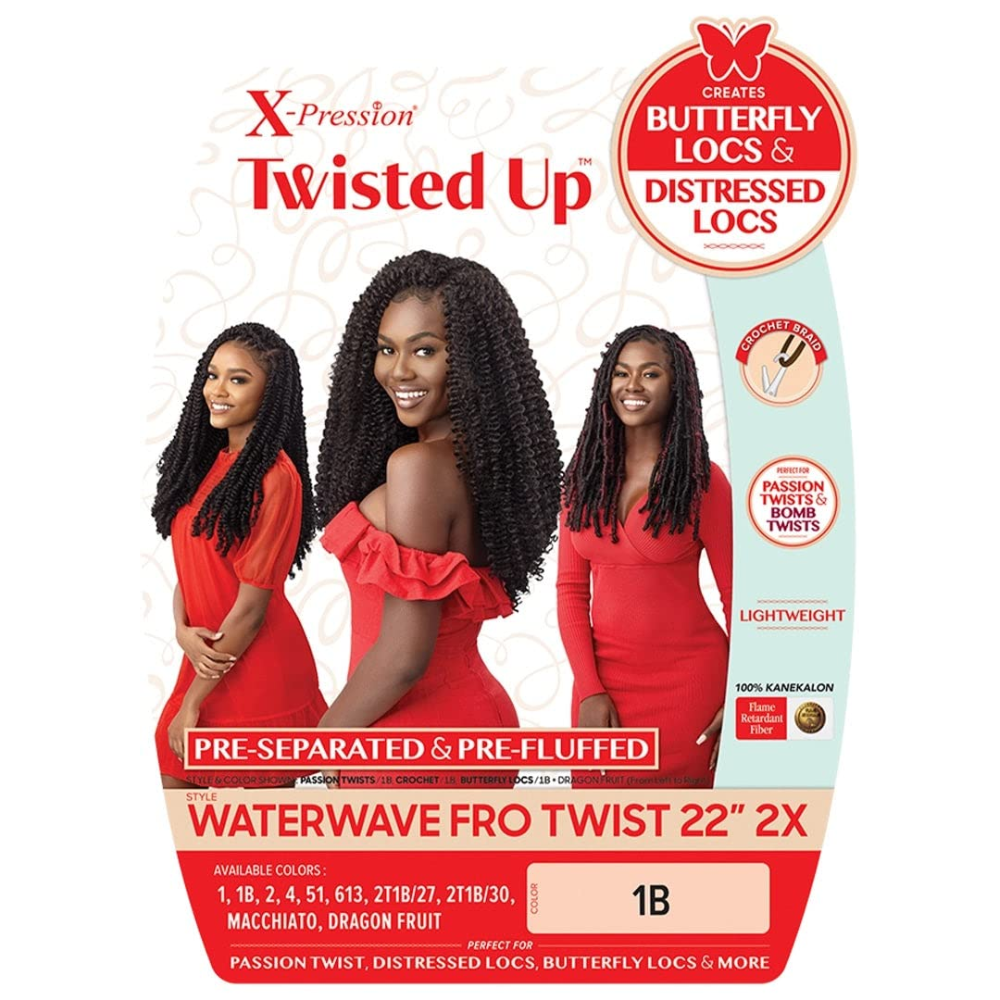 Outre X-Pression Twisted Up Water Wave Fro Twist 22" 2X