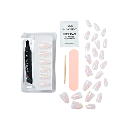 Kiss Salon X-Tend Nails Red Flags SXD03