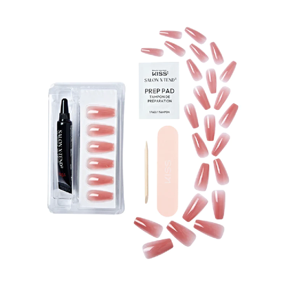 Kiss Salon X-Tend Nails Flowers SXN01