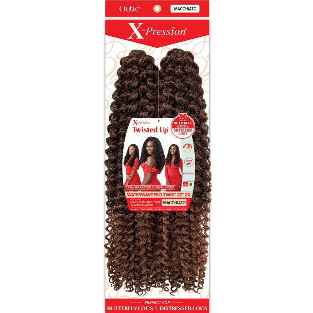 Outre X-Pression Twisted Up Water Wave Fro Twist 22" 2X