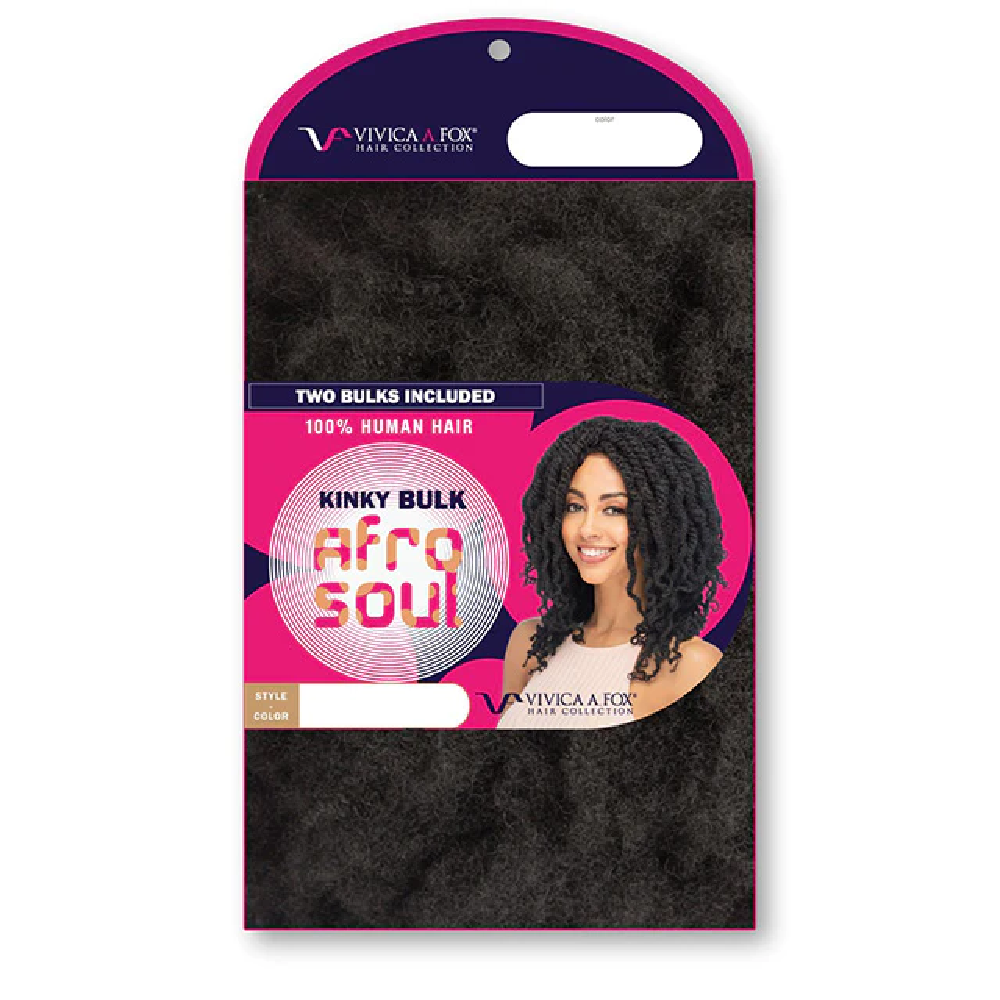 Vivica A Fox Afro Soul HKBK16-V Kinky Bulk 100% Human Hair Extensions