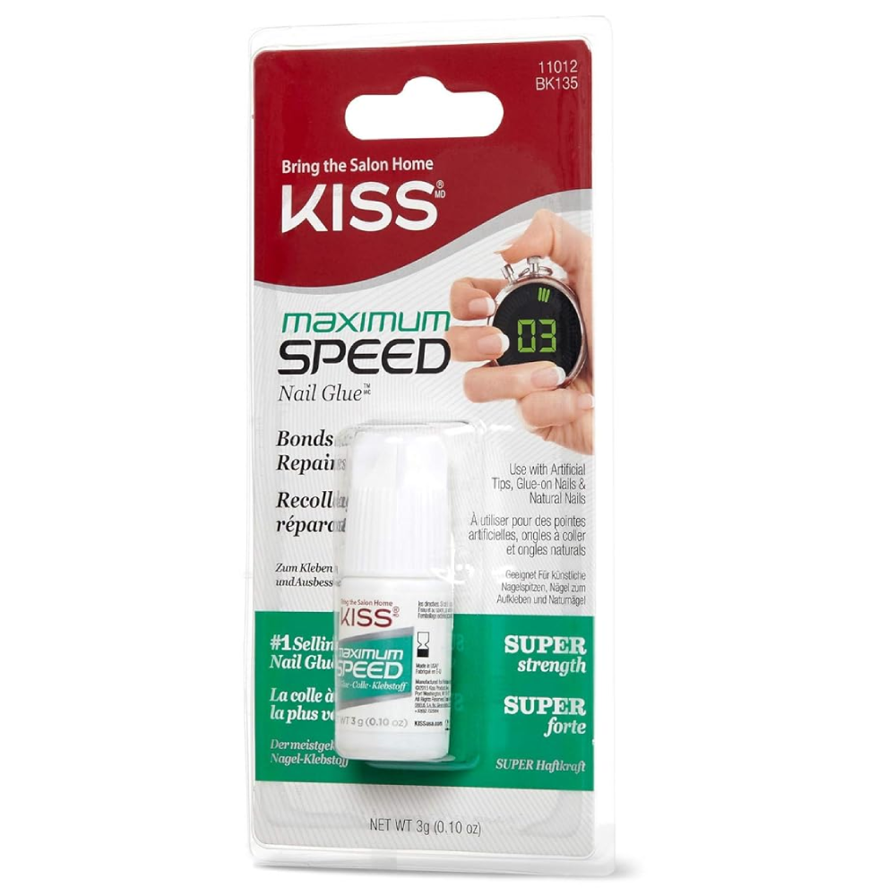 Kiss Maximum Speed Nail Glue - 3-sekundowy klej do paznokci | Makeup.ie