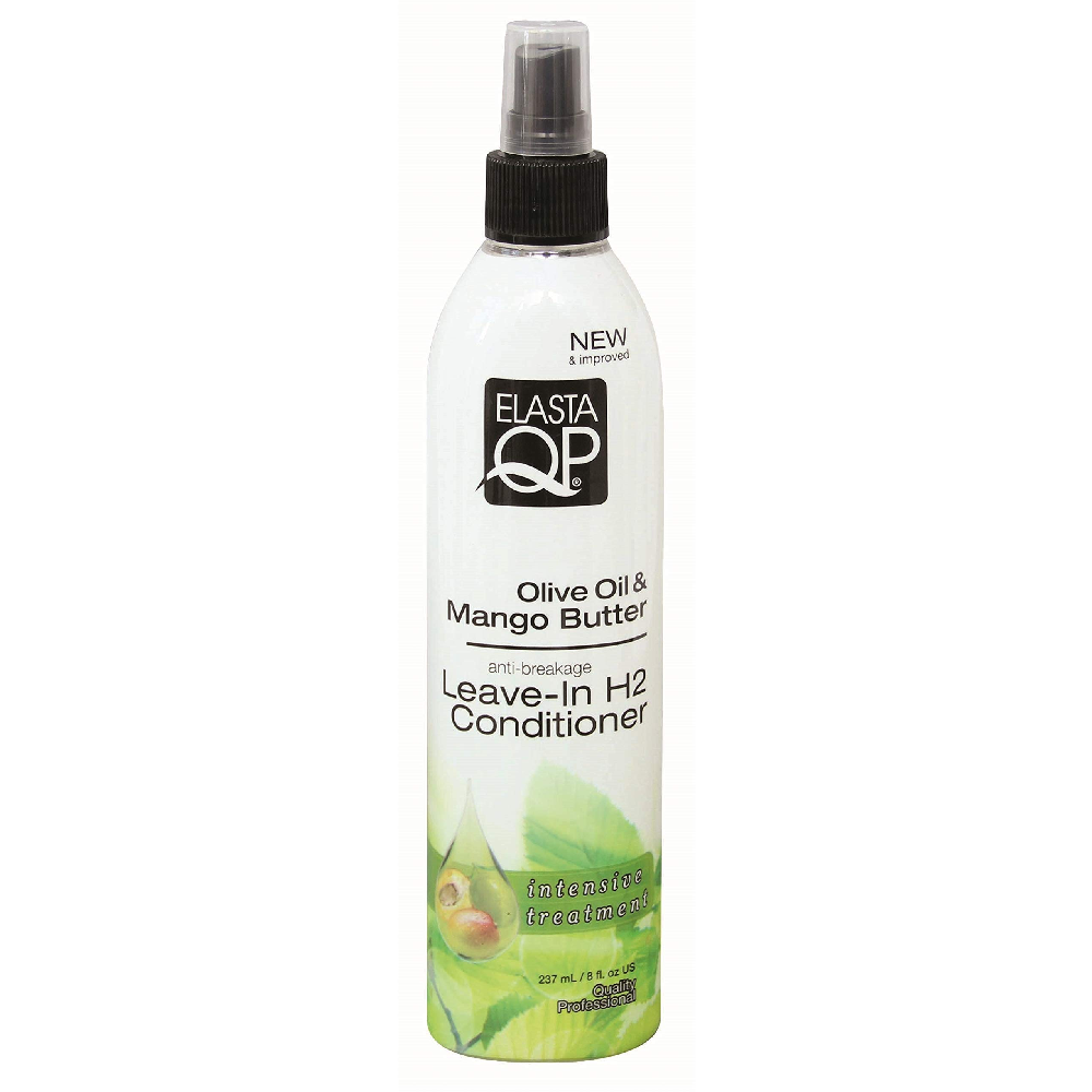 Elasta QP Olive Oil and Mango Butter Anti-Breakage Leave-In H2 Conditioner 8 oz