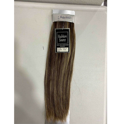 Fashion Source 7Piece 16" Clip-On Human Hair STW