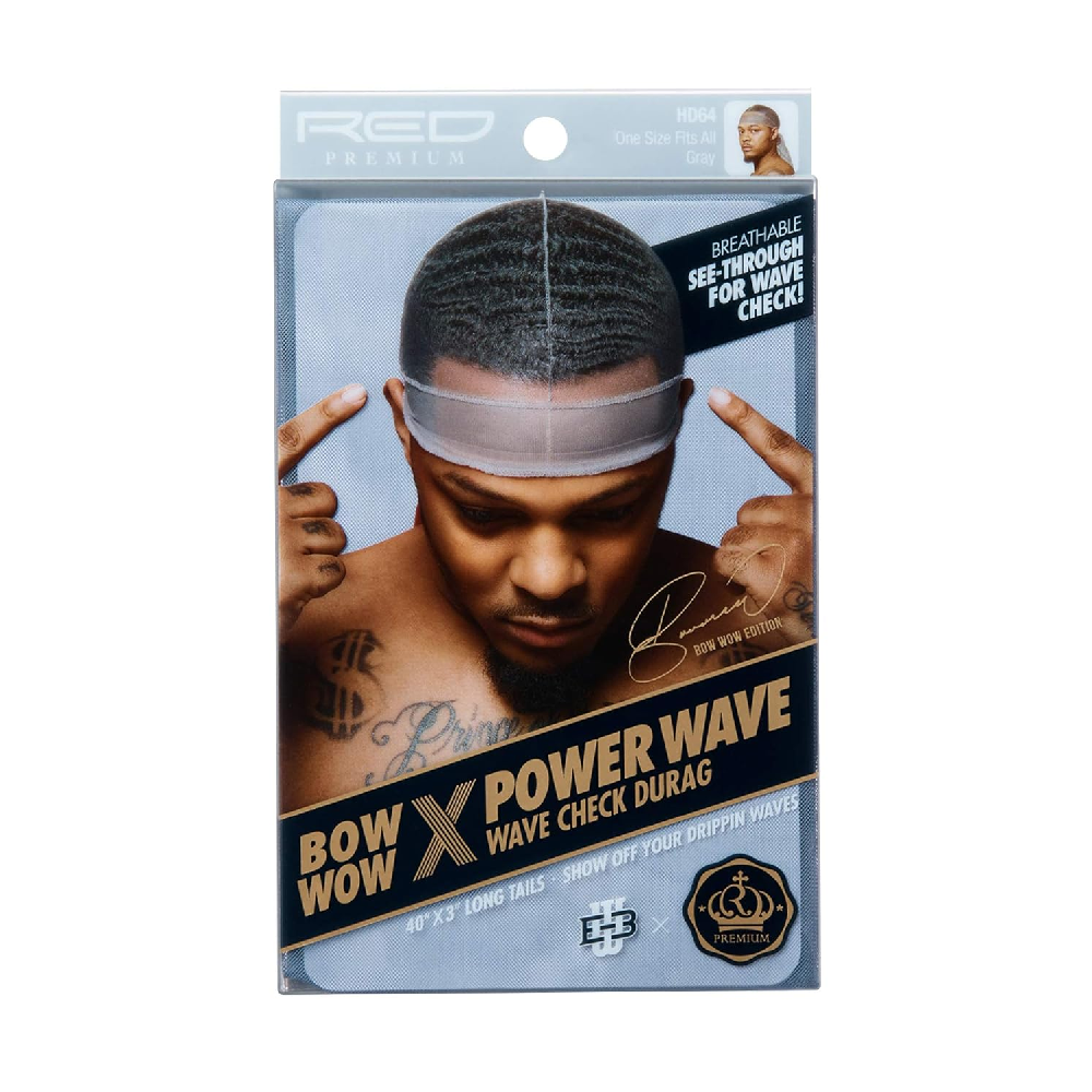 Red by Kiss Bow Wow X Power Wave Wave Check Durag HD