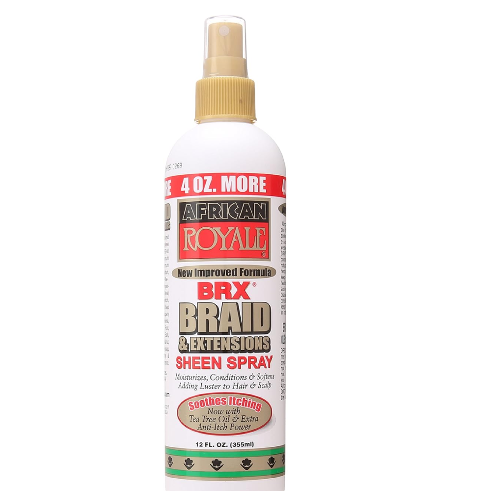 Bronner Bros African Royale BRX Braid and Extensions Sheen Spray 12 oz