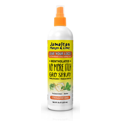 Jamaican Mango and Lime No More Itch Gro Spray Max Relief wtih Menthol 8 oz