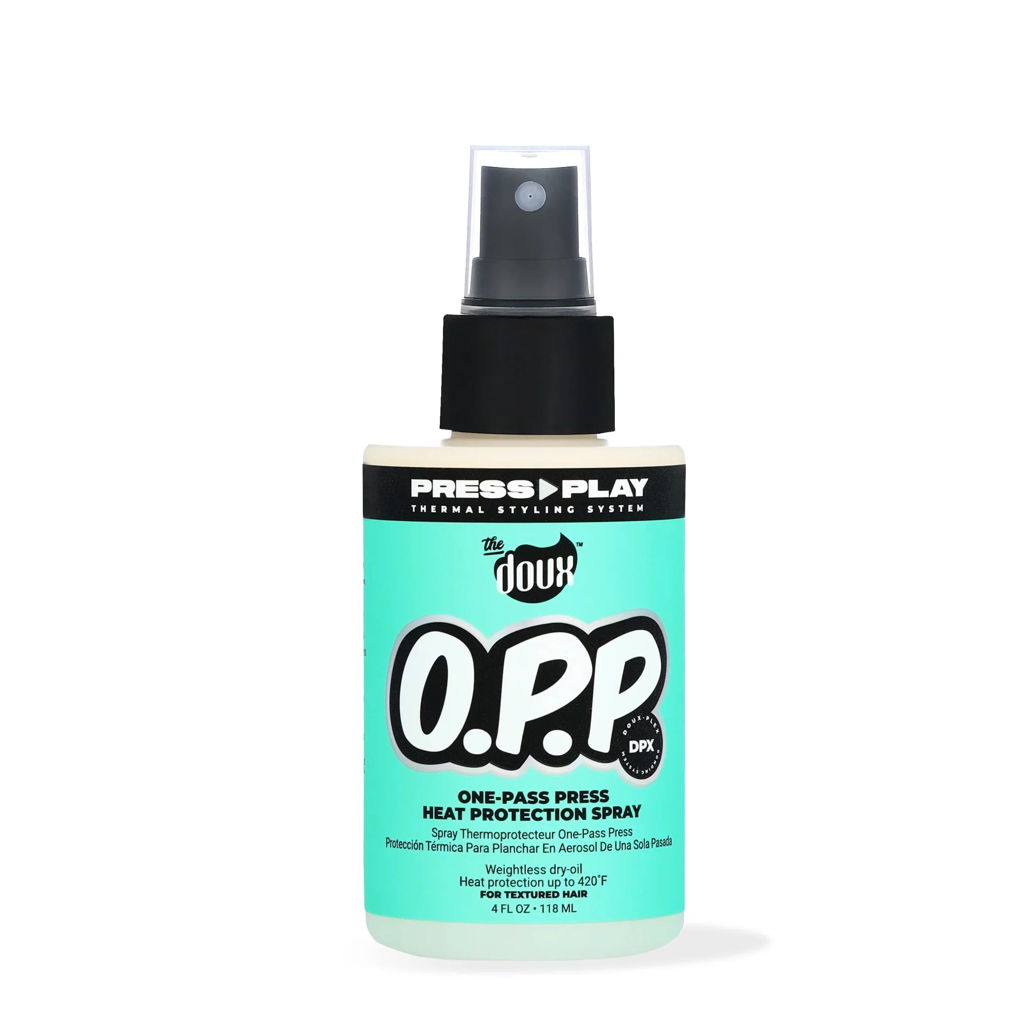 The Doux O.P.P. One Pass Press Heat Protectant Spray 4 oz