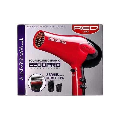 Red by Kiss Tourmaline Ceramic 2200 Professional Blow Dryer BD07N