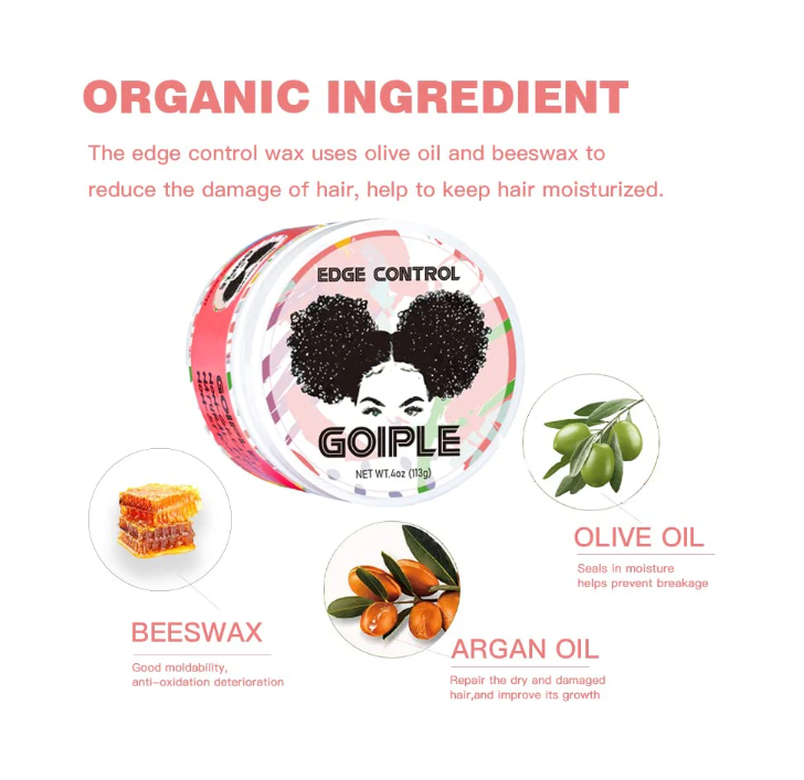 Goiple Edge Control Wax Sweet Peach 4 oz