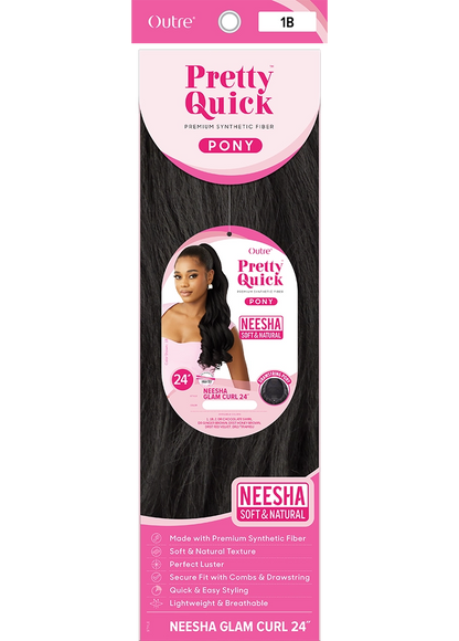Outre Pretty Quick Pony Neesha Glam Curl 24"