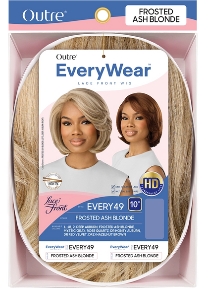 Outre EveryWear Every49 Glueless HD Lace Front Synthetic Wig - 10 inch Short Straight Bob Hair