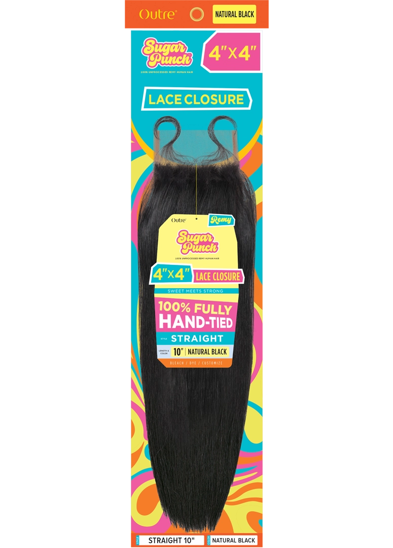 Outre Sugar Punch 4X4 Straight Closure 12