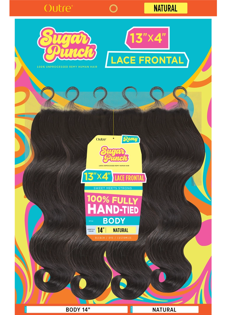 Outre Sugar Punch 4X4 Body Wave Closure 12