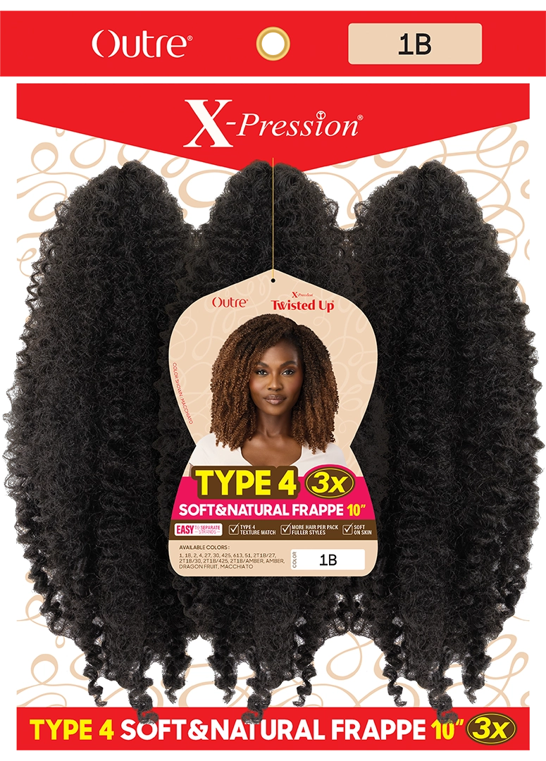 Outre X-Pression Twisted Up Soft & Natural Frappe 10