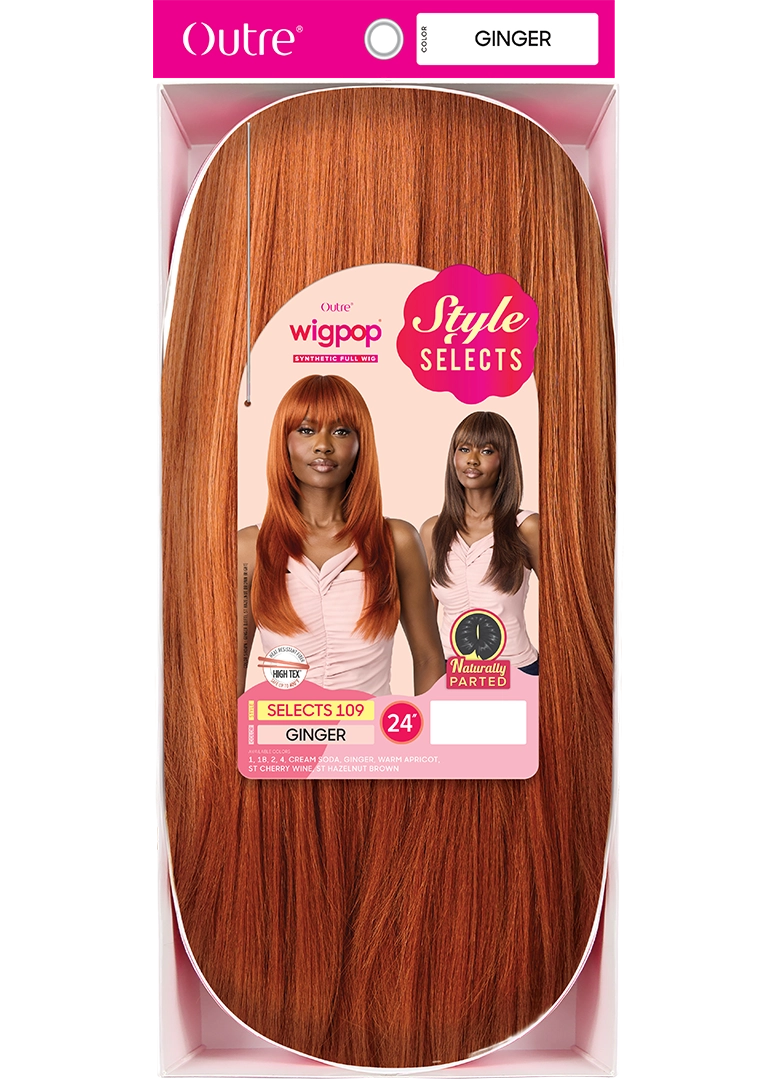 Outre Wigpop Selects 109 Glueless Lace Part Synthetic Wig - 24 inch Long Loose Deep Wave Hair