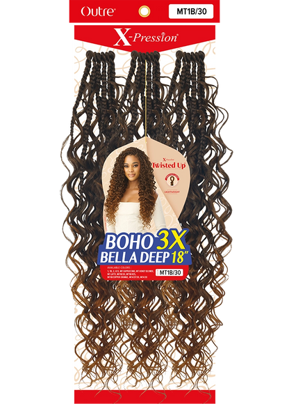 Twisted Up Boho Bella Deep 18" 3X