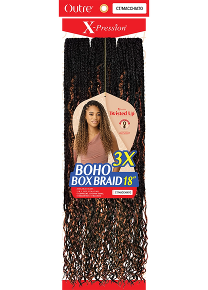 Boho Box Braid 18" 3X