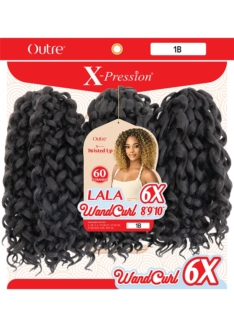 X-Pression Twisted Up Lala WandCurl 8"/9"/10"