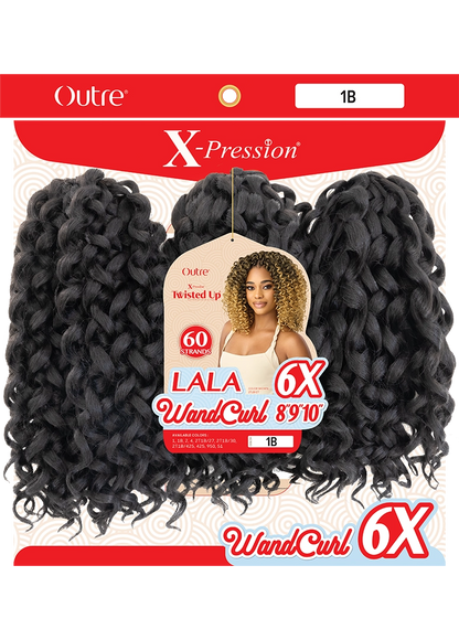 X-Pression Twisted Up Lala WandCurl 8"/9"/10"