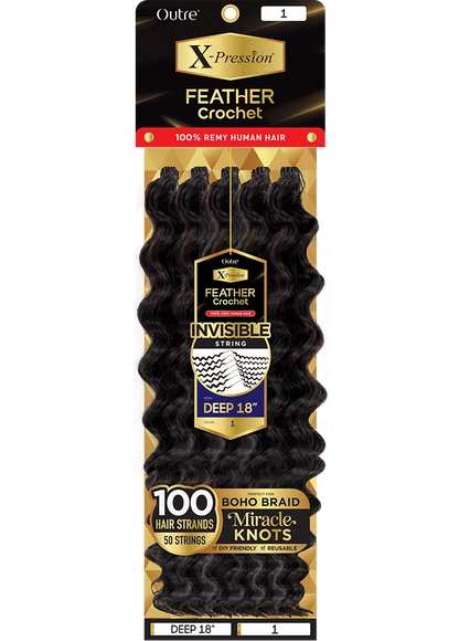 Outre Feather Crochet Deep 18"