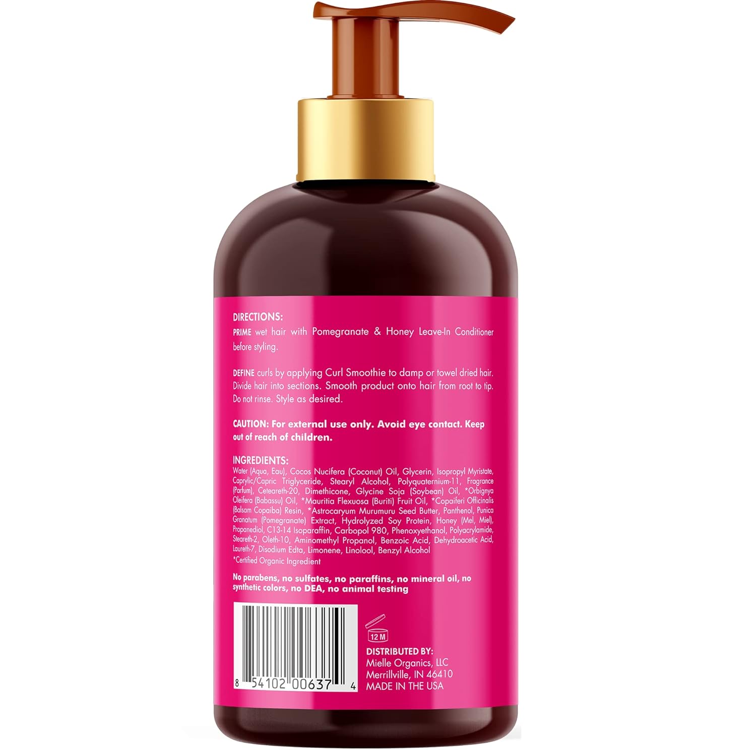 Mielle Pom & Honey Curl Smoothie 12 oz