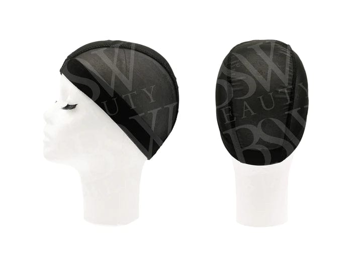 Qfitt Black Stretch Mesh Dome Wig Cap Single #MM5011