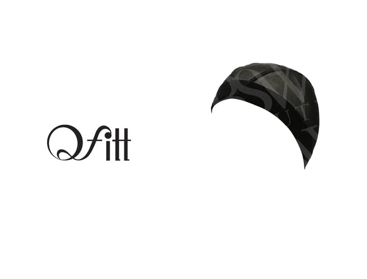 Qfitt Black Stretch Mesh Dome Wig Cap Single #MM5011