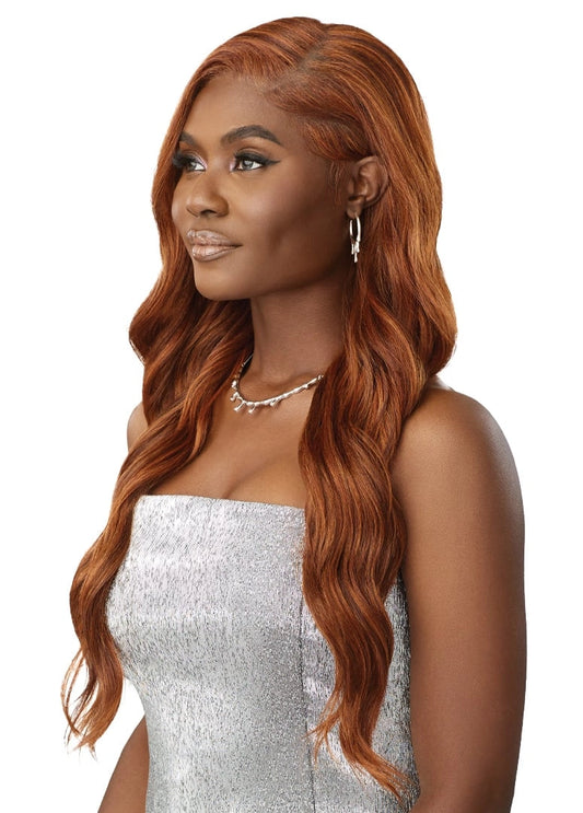 Outre Swirlista Swirl 102 Glueless HD Lace Front Synthetic Wig - Extra Long Mid Back Loose Wave Hair