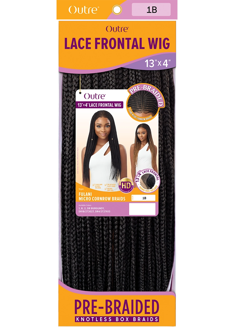 Outre Lace Frontal Wig Fulani Micro Cornrow Braids