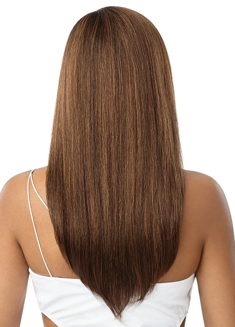 Outre Lace Front Wig Natural Yaki 22"