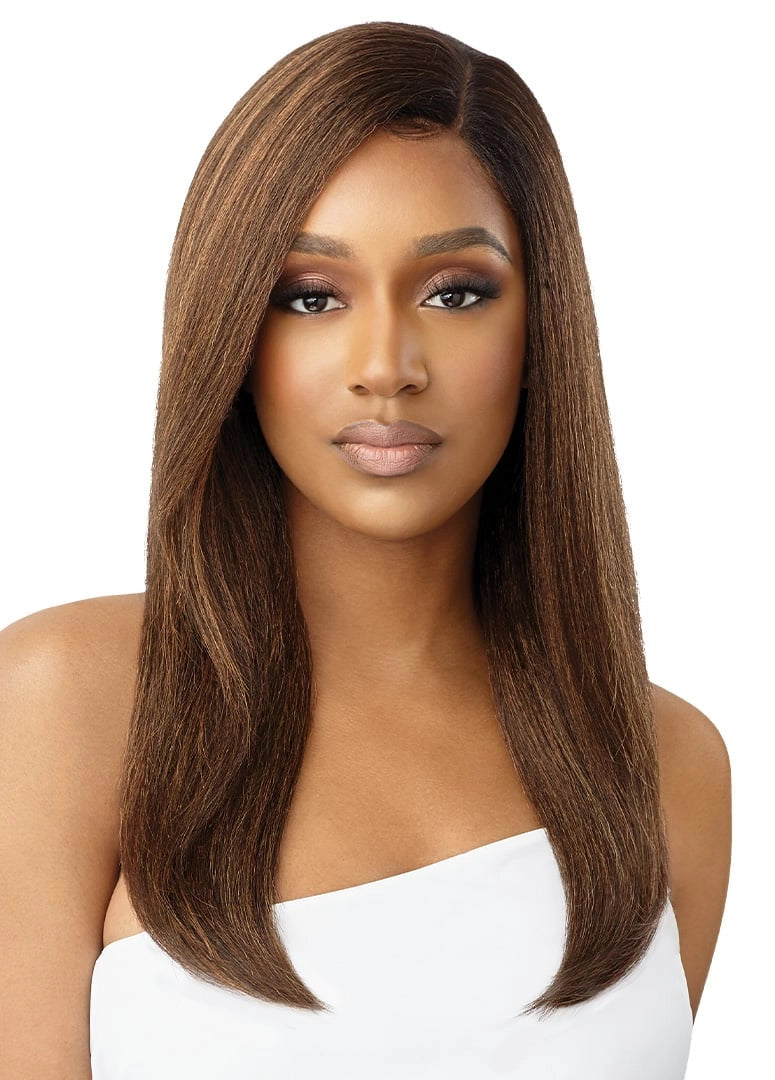 Outre Lace Front Wig Natural Yaki 22