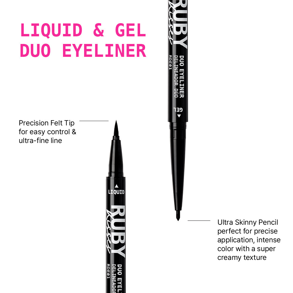 RK Duo Felt Tip Eyeliner RDE01 Black