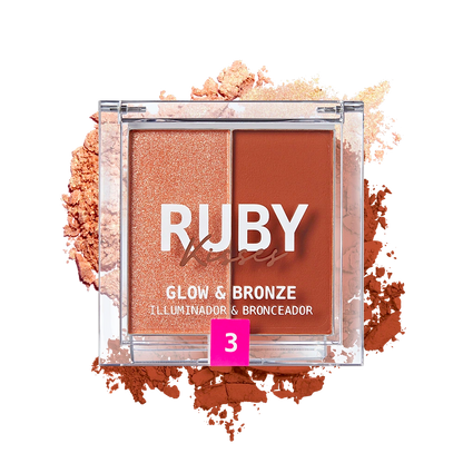 RK Duo Highlighter Bronzer RDH