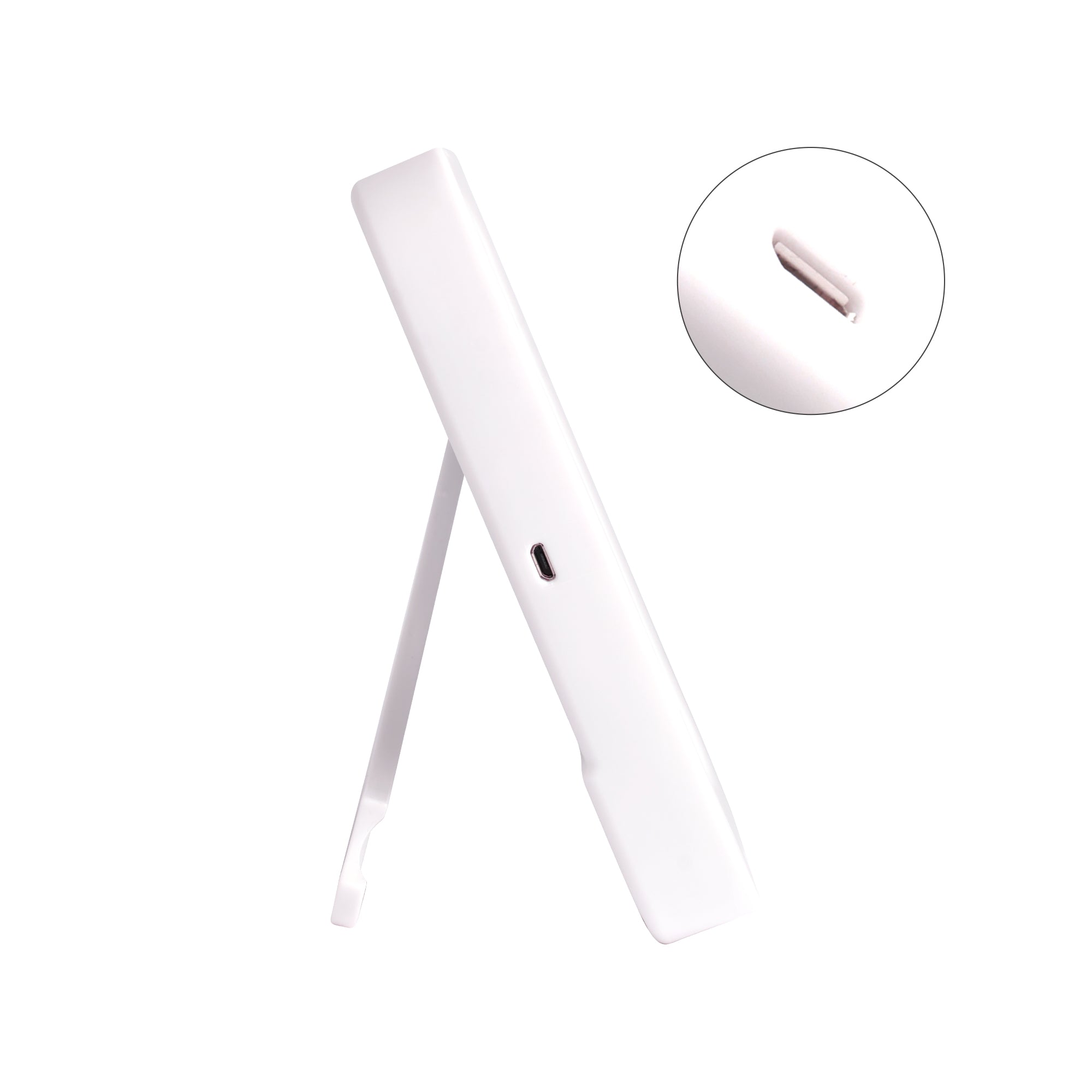 Red LED Table Mirror