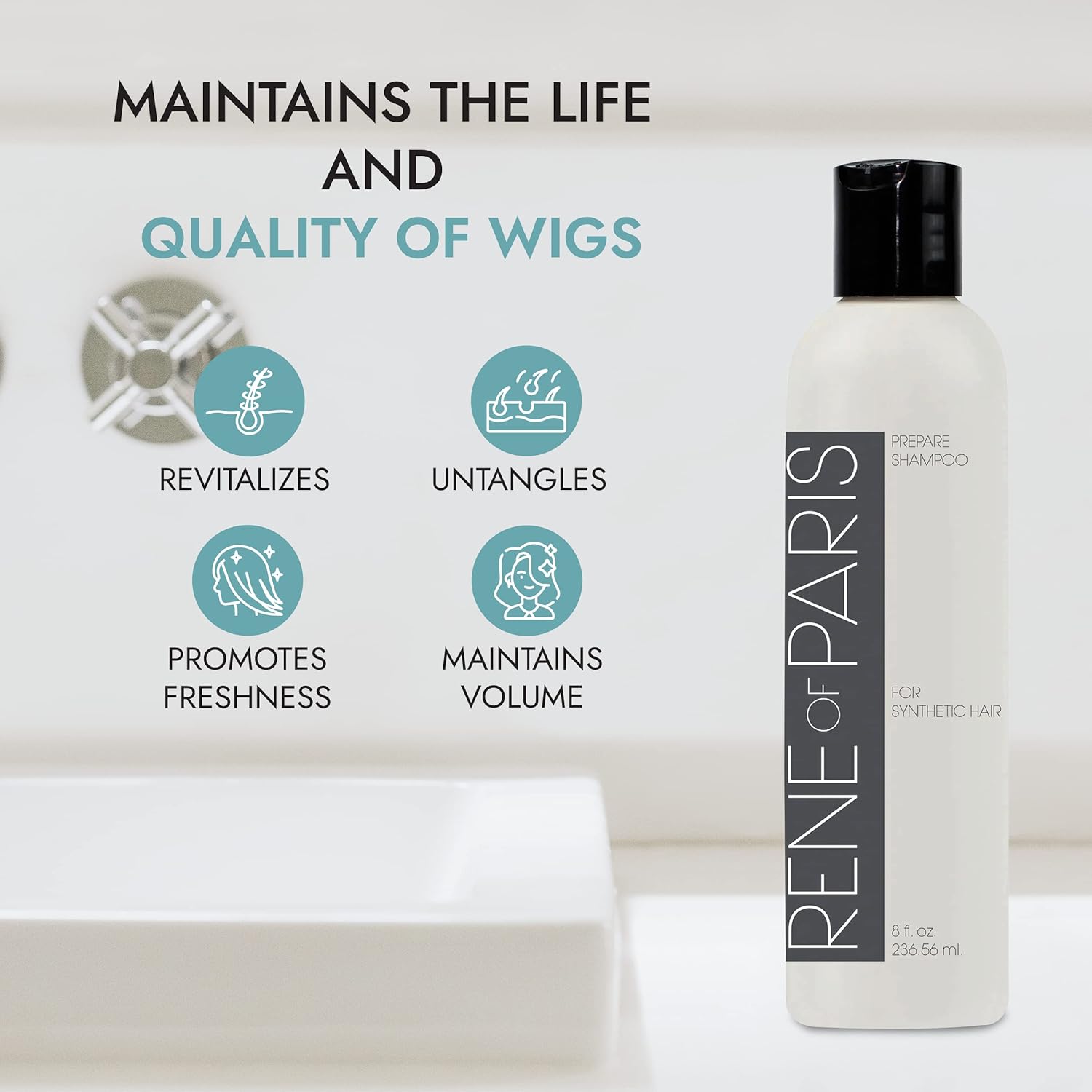 Rene of Paris Prepare 2 oz Wig Shampoo