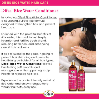Difeel Rice Water Conditioner 12 oz