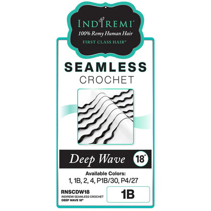 Indiremi Seamless Crochet Deep Wave 18" RNSCDW18
