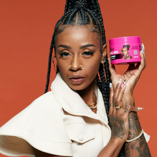Red Styler Fixer Braiding Gel Extreme Hold 16 oz