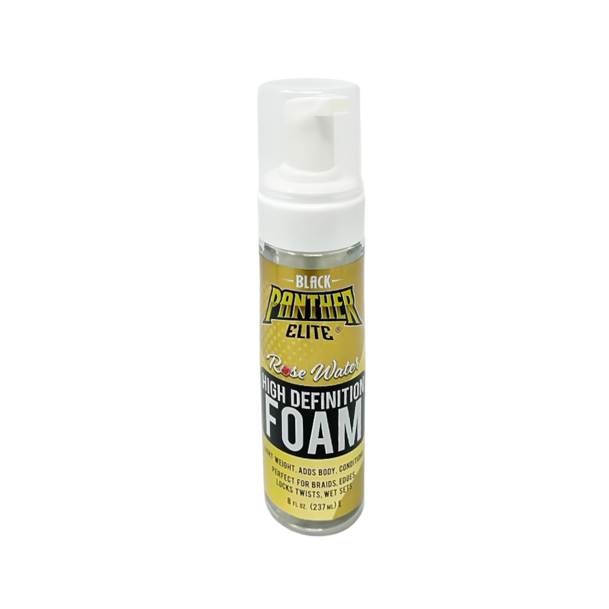 Black Panther  8 oz High Def Braid Foam W/Rosewater