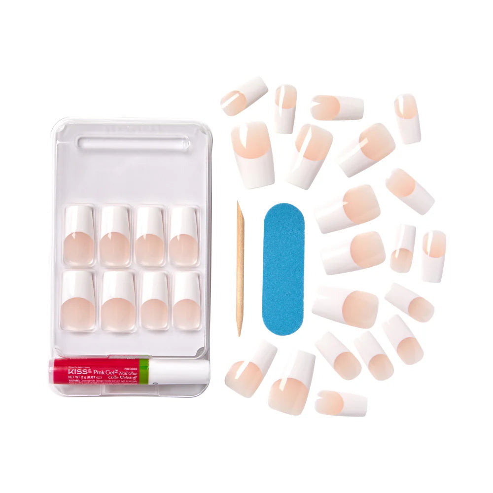 KS Salon Acrylic Nails French Rome Wide Fit SFW50