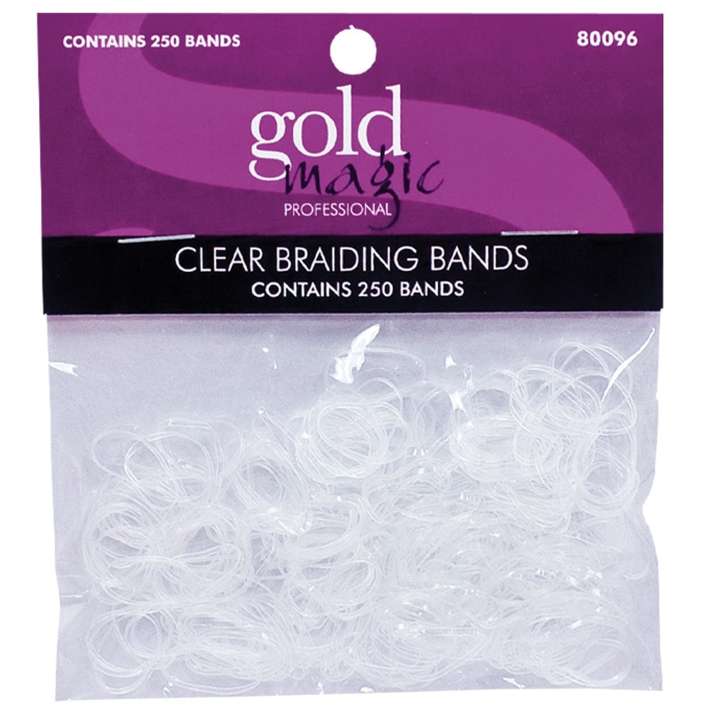 GOLD MAGIC Clear Rubber Bands 80096